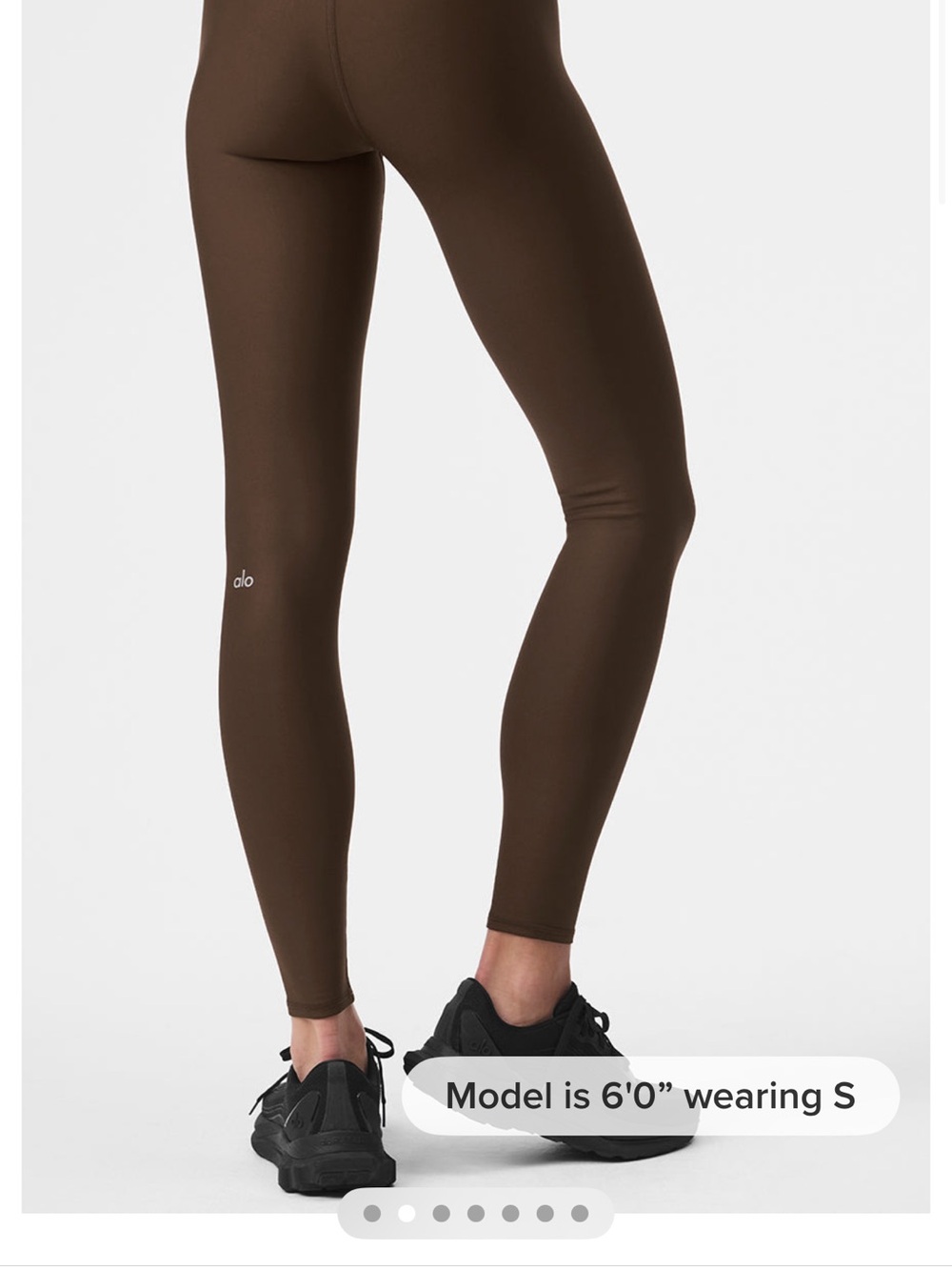 Alo 7/8 leggings espresso small